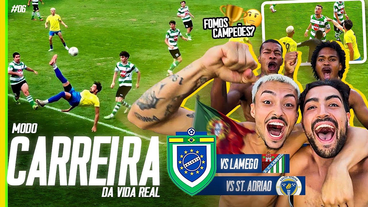 FUI CAMPEÃO PELO OUSADIA FC EM PORTUGAL? OUSADIA VS LAMEGO! Modo Carreira #6