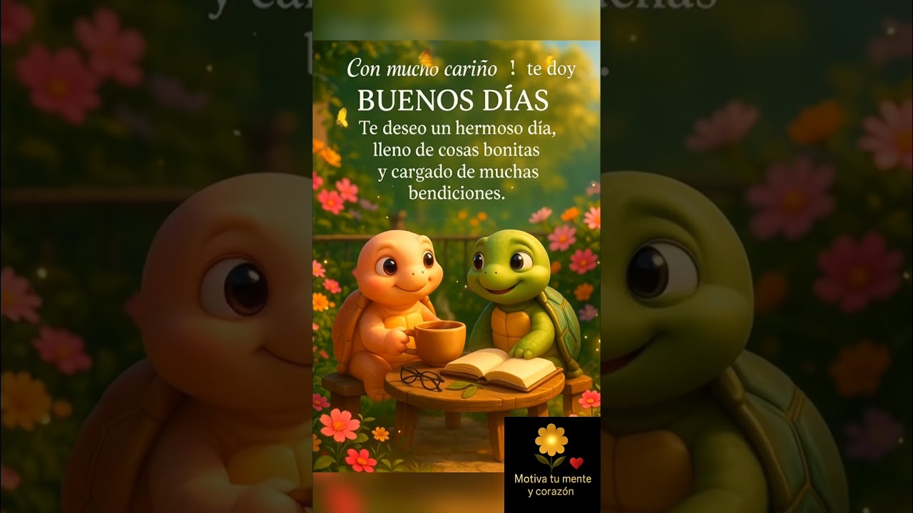 Buenos d&iacute;as 🌞💕#BuenosD&iacute;as #Bendiciones #Motivaci&oacute;nDiaria #FelizMa&ntilde;ana #Reflexiones