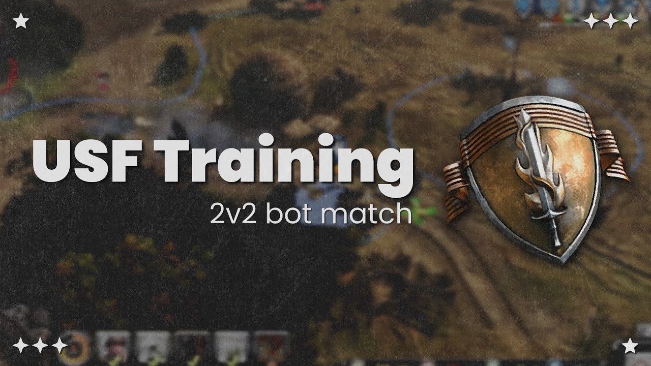 US Forces, Charge! (CoH 2 2v2 Bot Match)