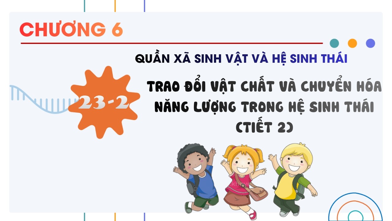 Sinh 12 |Chương 6| Bài 23-2: TRAO ĐỔI VẬT CHẤT VÀ CHUYỂN HÓA NĂNG LƯỢNG TRONG HỆ SINH THÁITIẾT 2