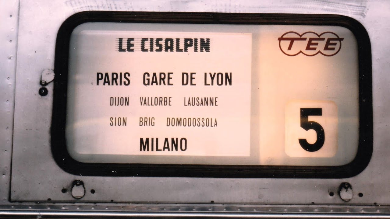 n°60 Grands Trains 8  le Cisalpin