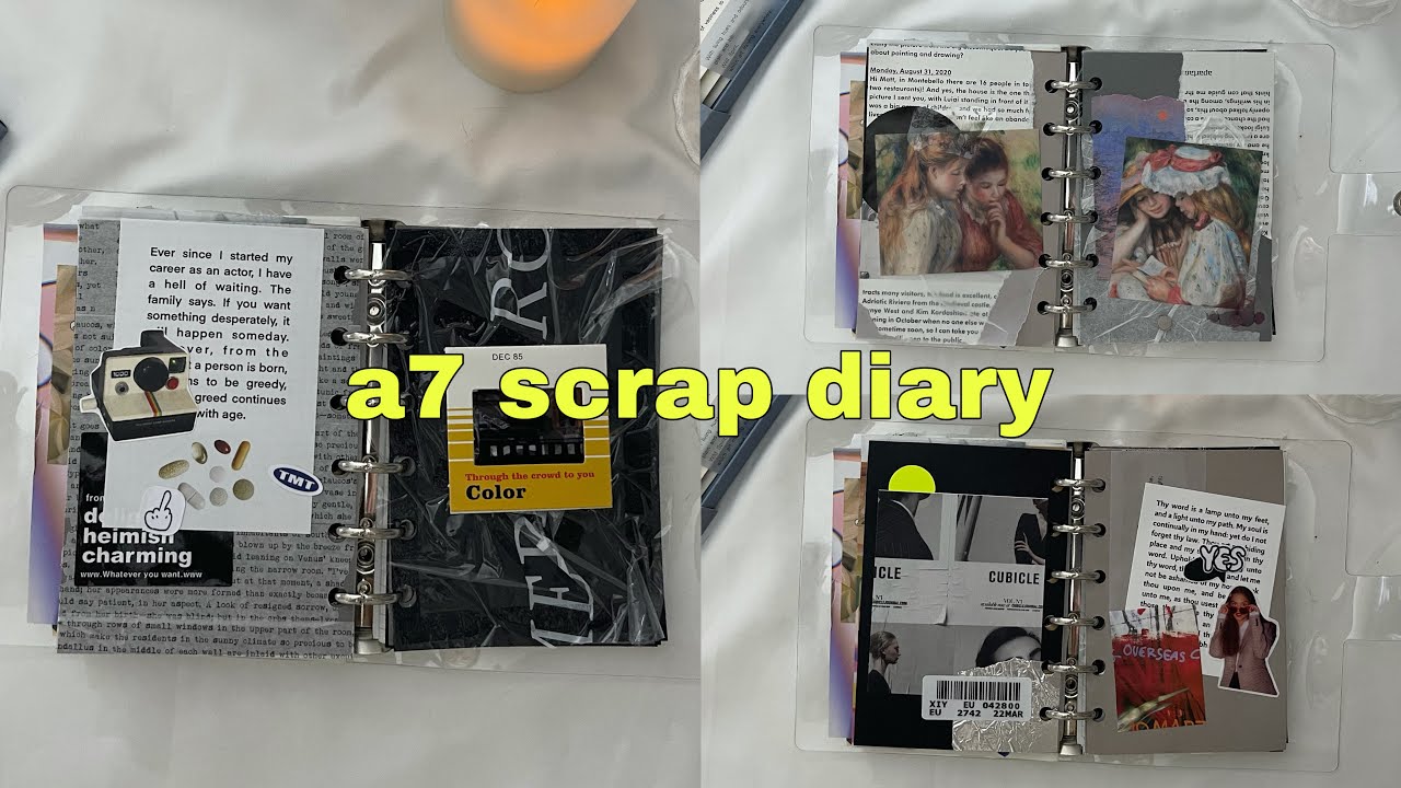 속지 만들고 스크랩 다꾸하기 / 다꾸에 대한 생각,취미를 대하는 태도 이야기하며 다꾸를 한 날🎬 / 같이 이야기하면서 다꾸해요!