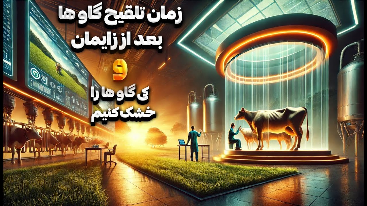 زمان تلقیح گاو ها بعد از زایمان و کی انها رو خشک می کنیم