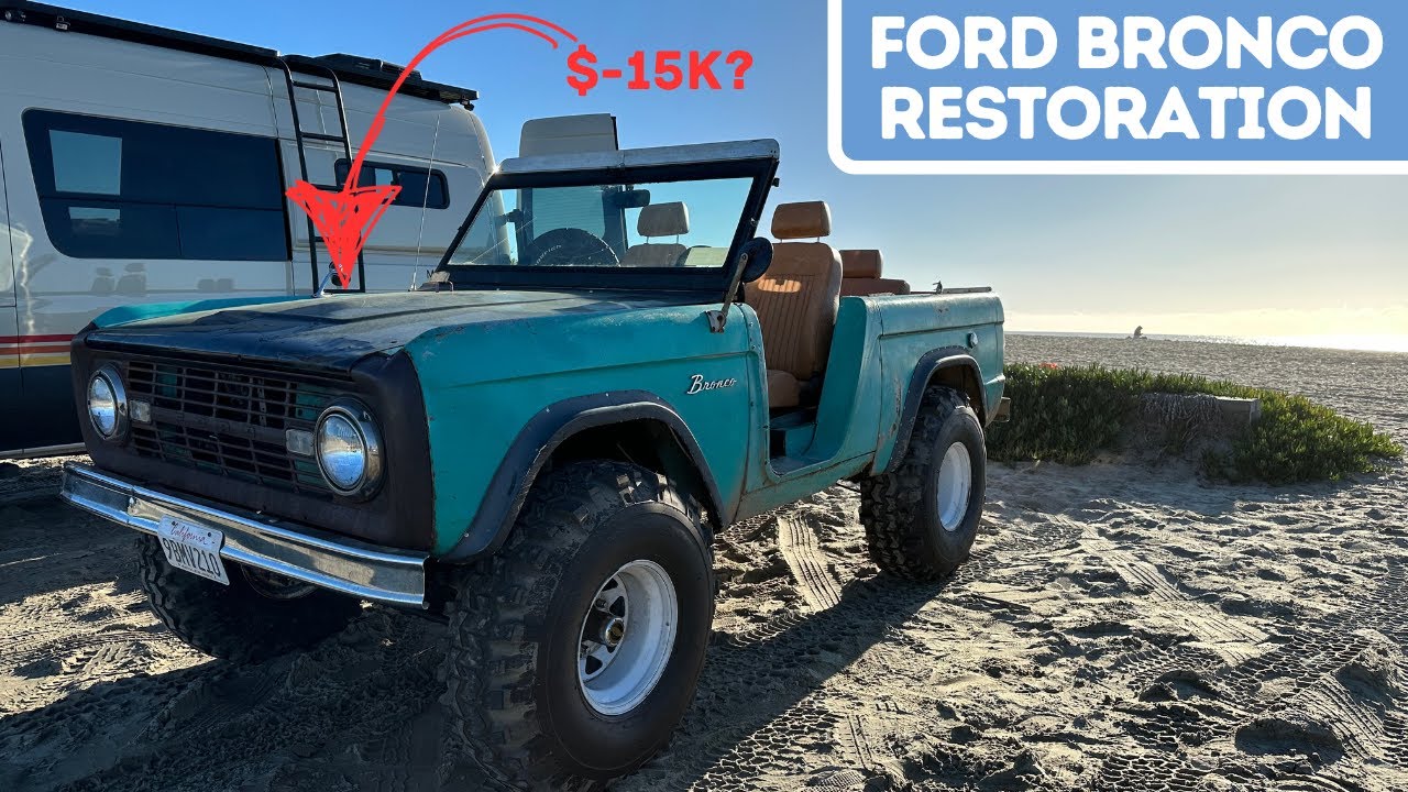От сарая до пляжа — реставрация Bronco, часть 3