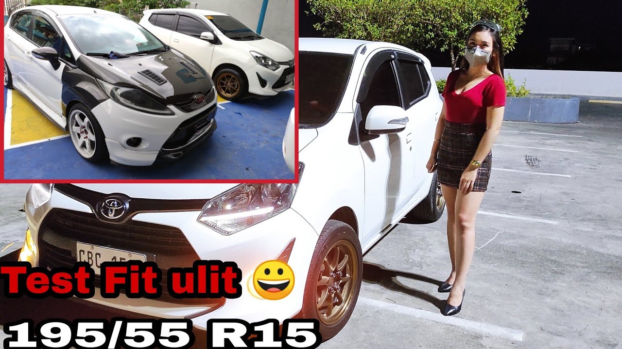 Toyota wigo with Meaty Tires | stock height | CE28 R15