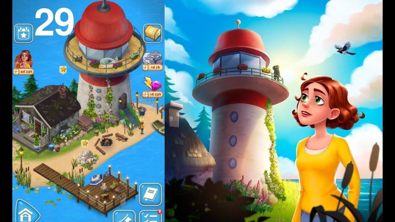 Merge Mansion | Lighthouse | Level 47 Part 264 🏖🏖