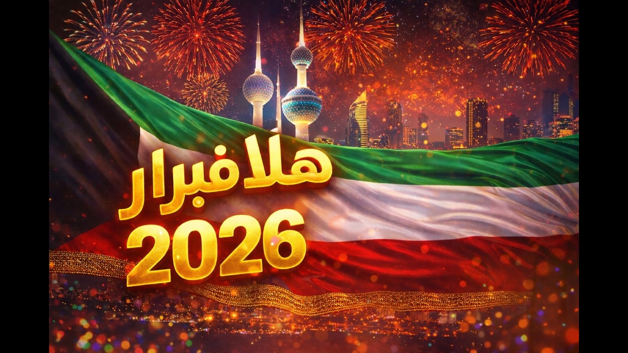 هلا فبراير 2026 🇰🇼  أقوى أغنية وطنية كويتية العيد الوطني اهداء من الافيال الاربعة لشعب الكويت الكريم
