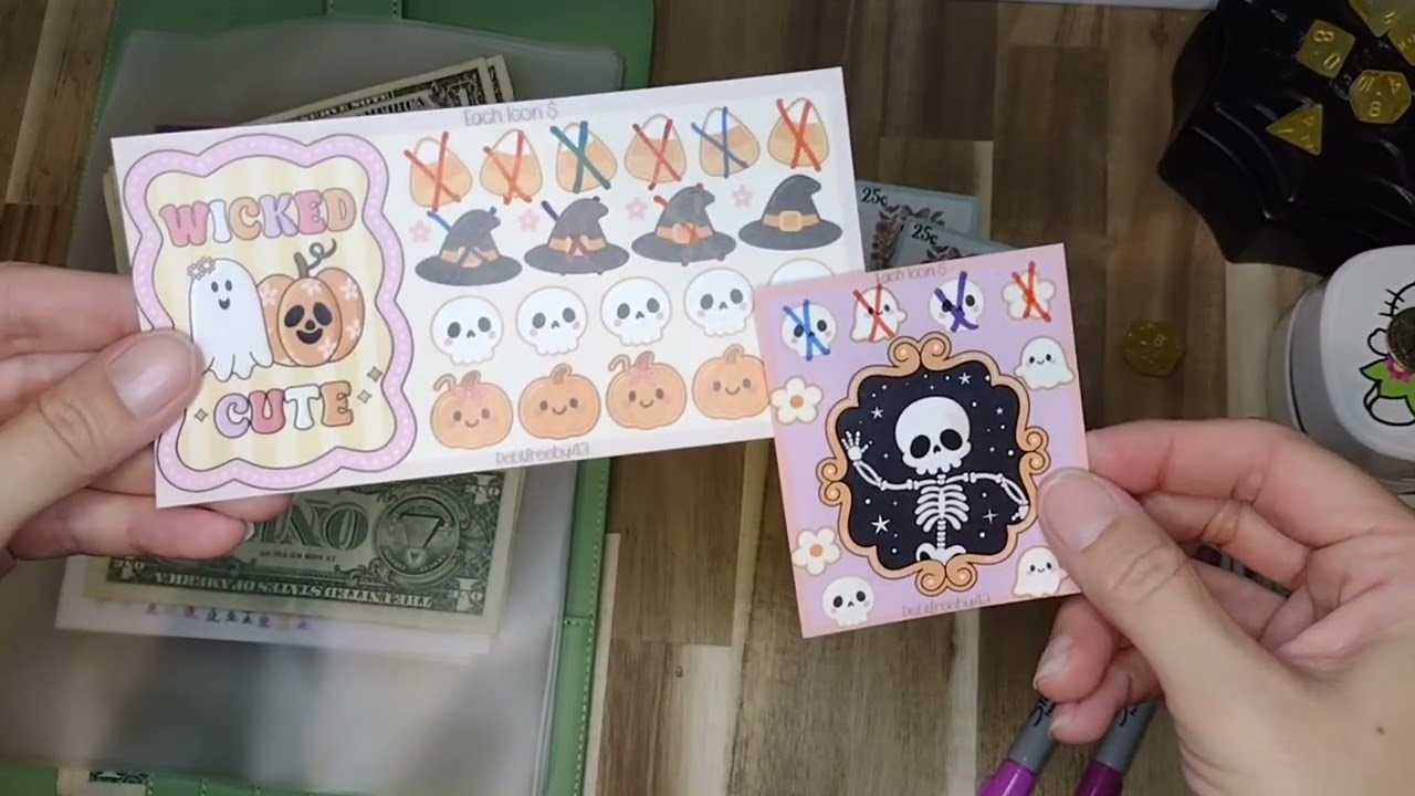 🎃 HALLOWEEN MANIA COLLAB | OCT 16TH | SAVING $7 | #cashstuffing #savingschallenges