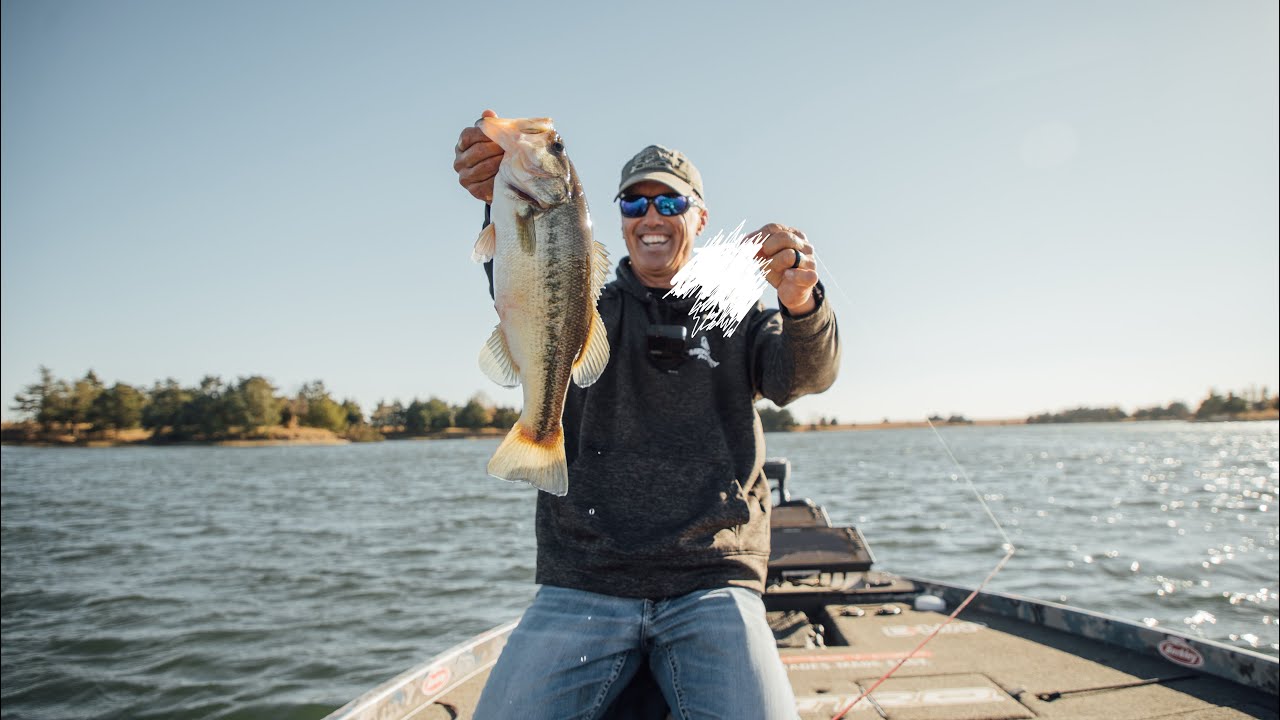 Throw THIS BAIT when bass go to the BOTTOM in cold water! // Project E