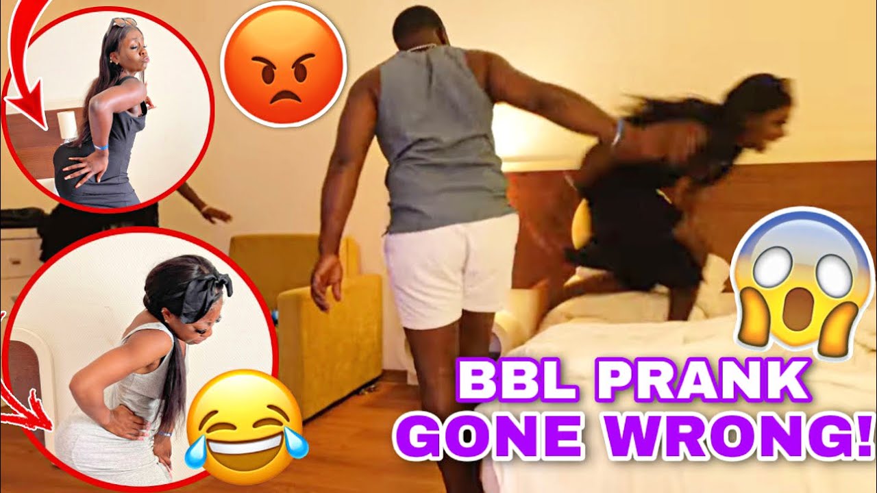 BBL PRANK ON MY NIGERIAN DAD *BAD IDEA* 😱 ( big /fake bum prank)