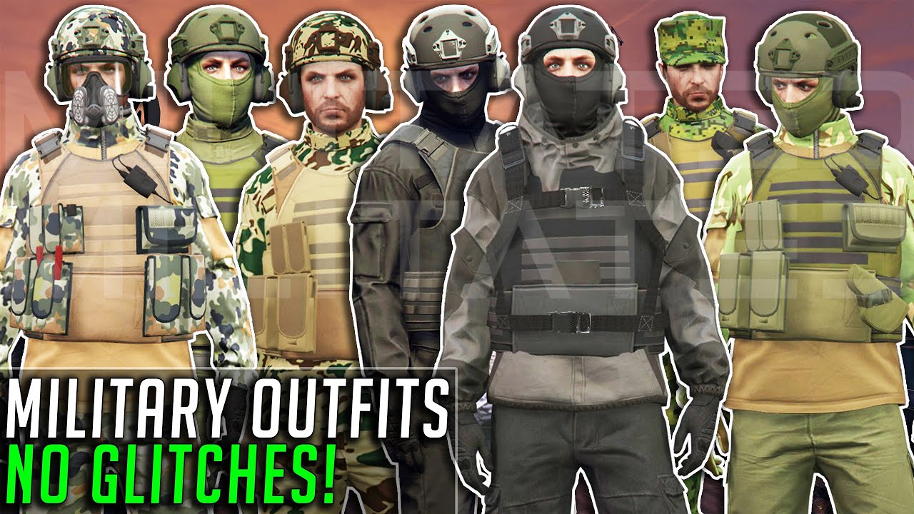 GTA 5 Online Military Outfits NO Glitches | Cayo Perico Heist After Patch 1.54 | Not Modded