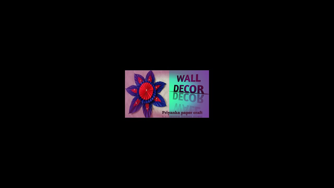 PAPER FLOWER WALL DECORATION