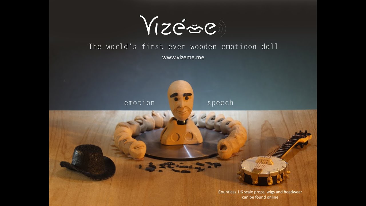 Announcing Vizeme, the world's first posable emoticon doll by Armature Nine