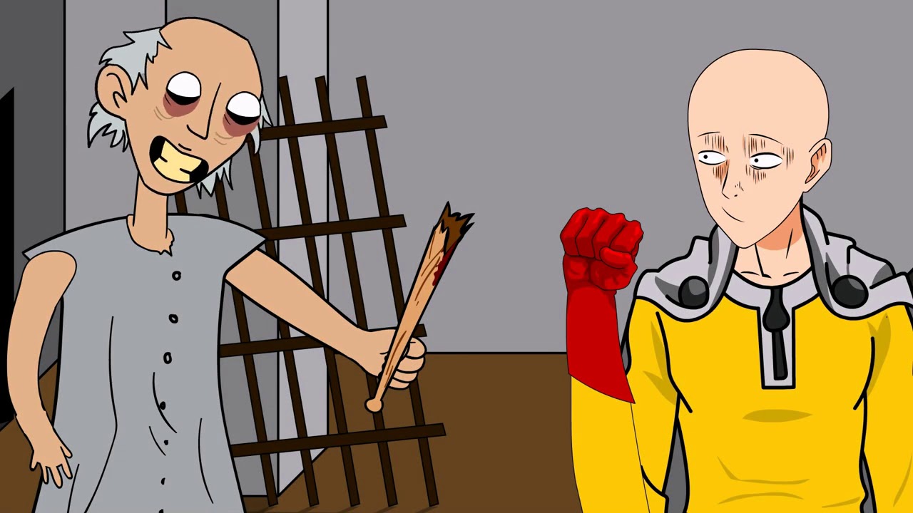 GRANNY THE HORROR GAME ANIMATION COMPILATION #15 : HULK, ONE PUNCH MAN, ROD, SIREN HEAD Vs. Granny