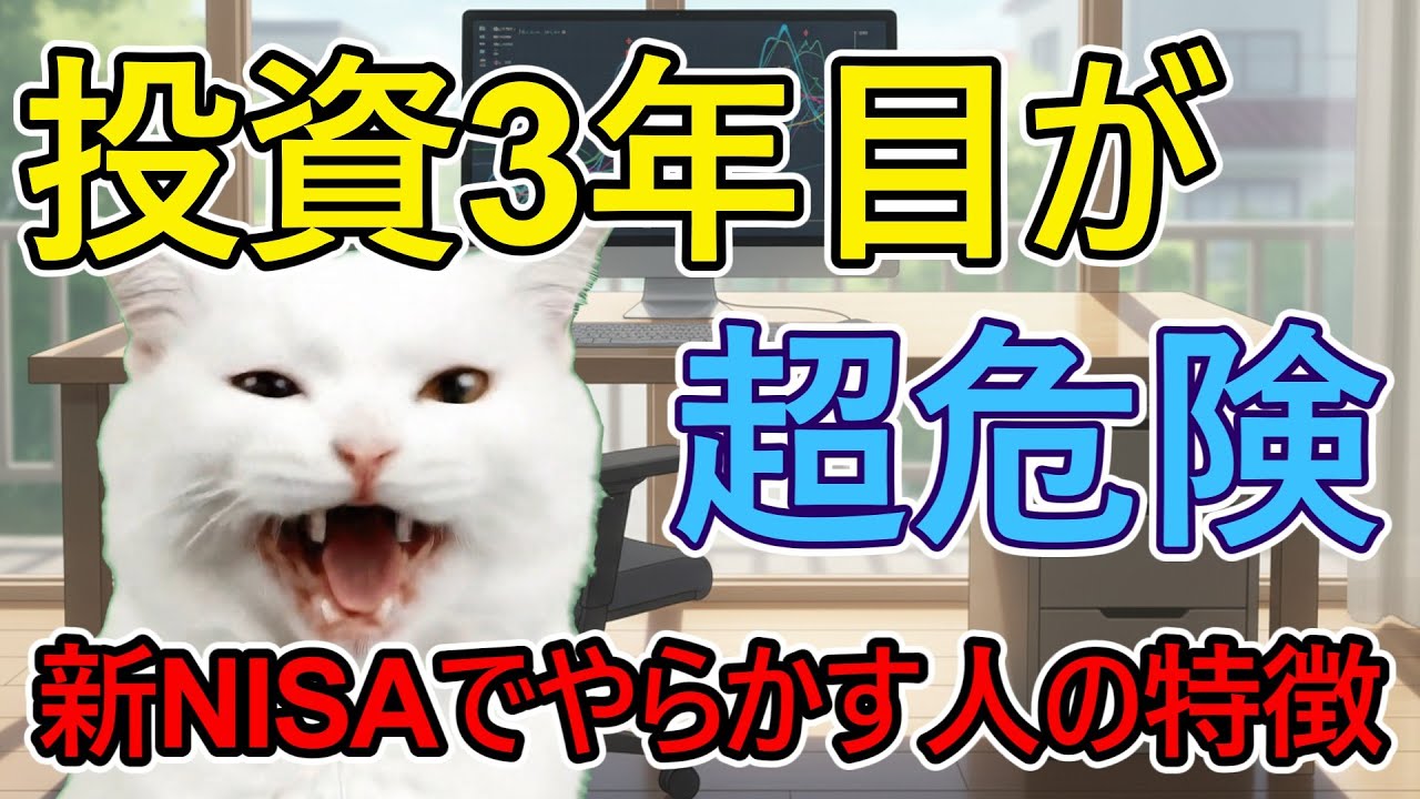 新NISA3年目、9割が勘違いする罠＃猫ミーム#新NISA#投資初心者