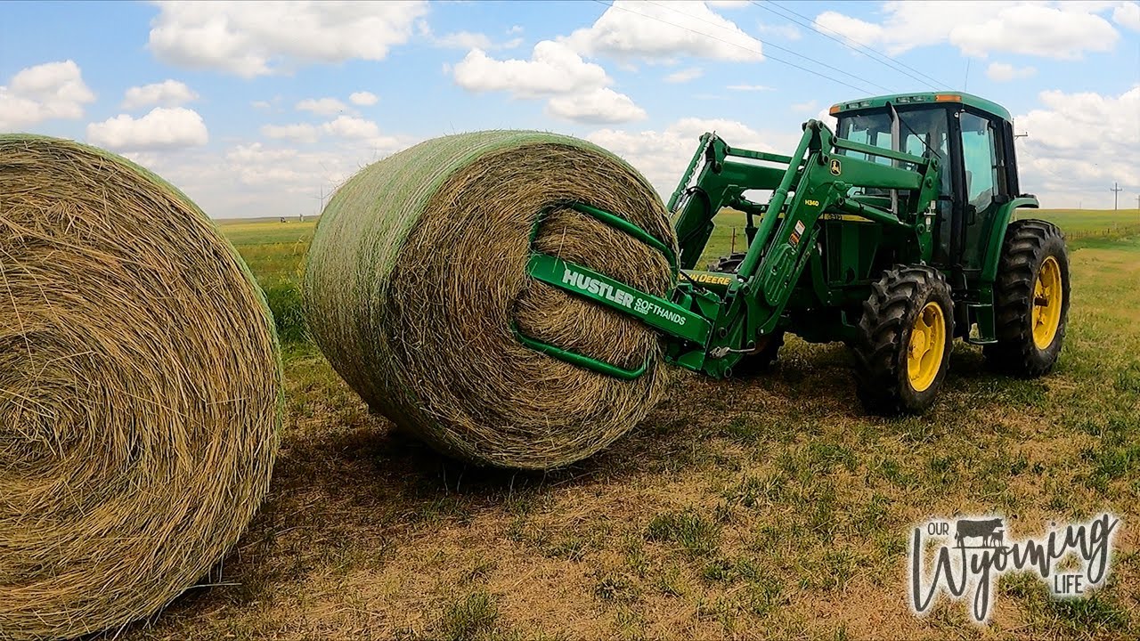 Get A First Look At Hay Yield And Moving Bales With  Hustler Equipment