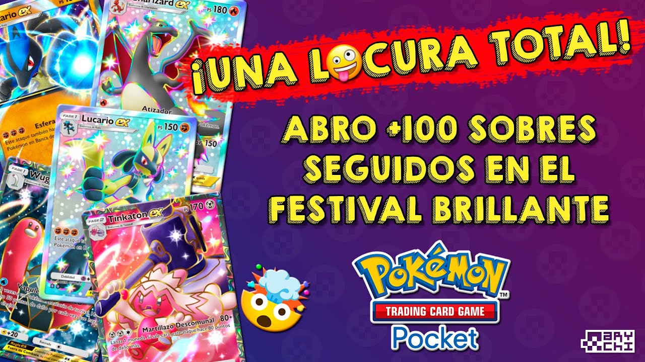 ABRIENDO SOBRES del nuevo miniset FESTIVAL BRILLANTE Pokémon TCG Pocket 💯