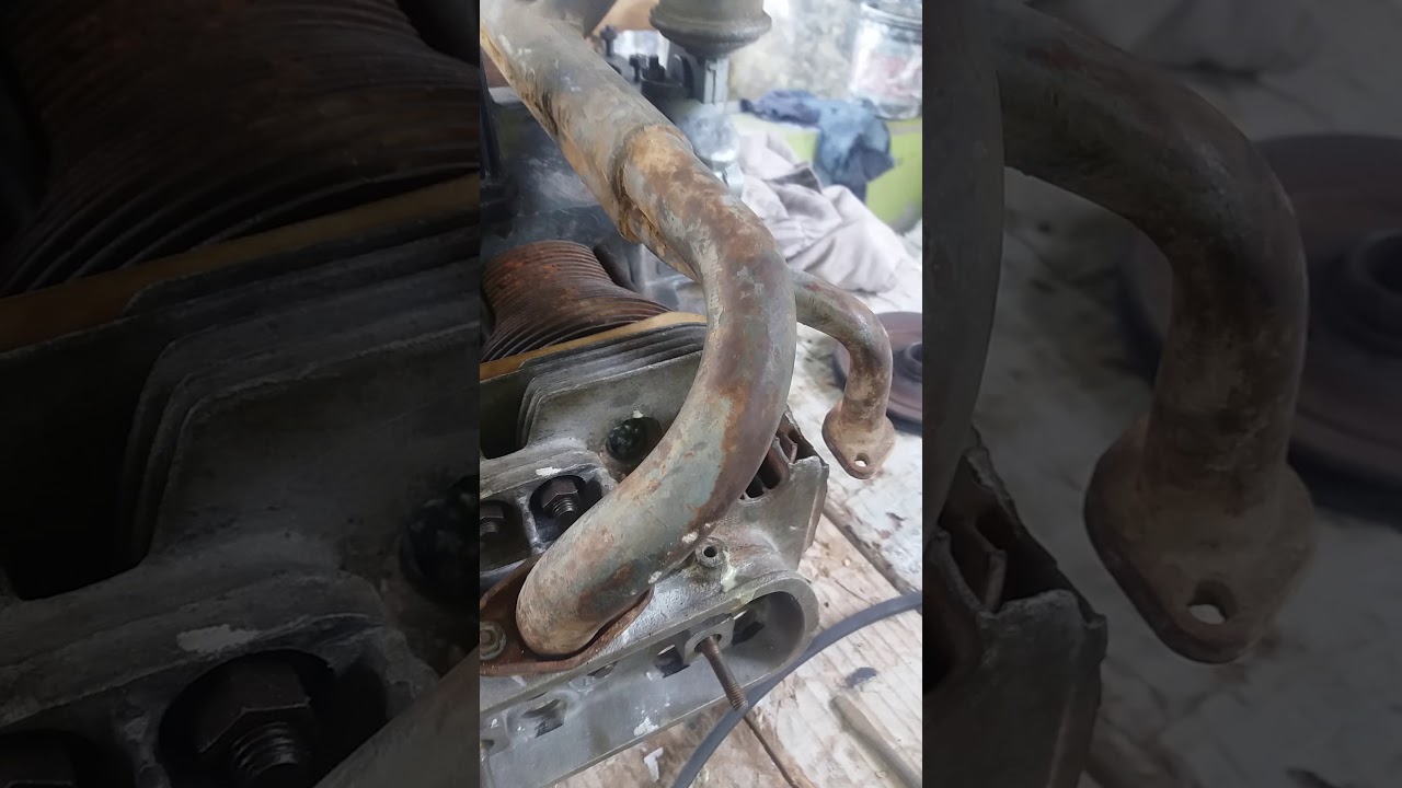 •Cabeçote compressor com motor de fusca•