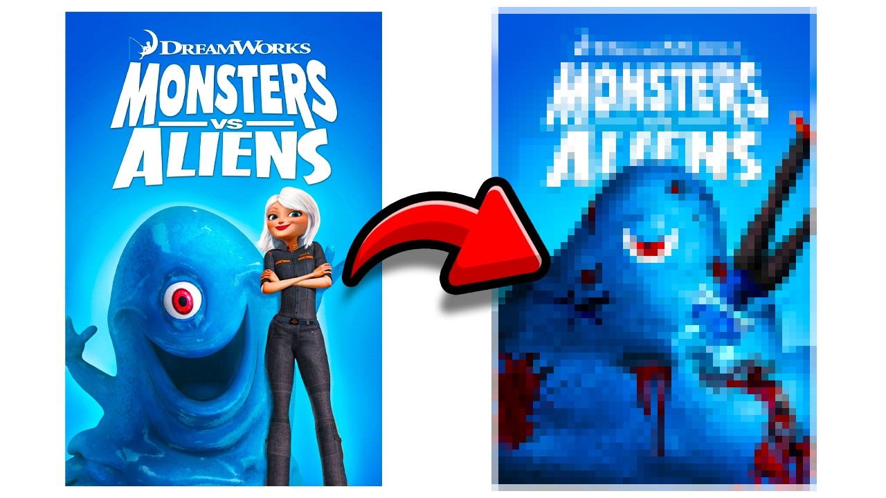 I Turned Dreamworks Movie Posters Horror