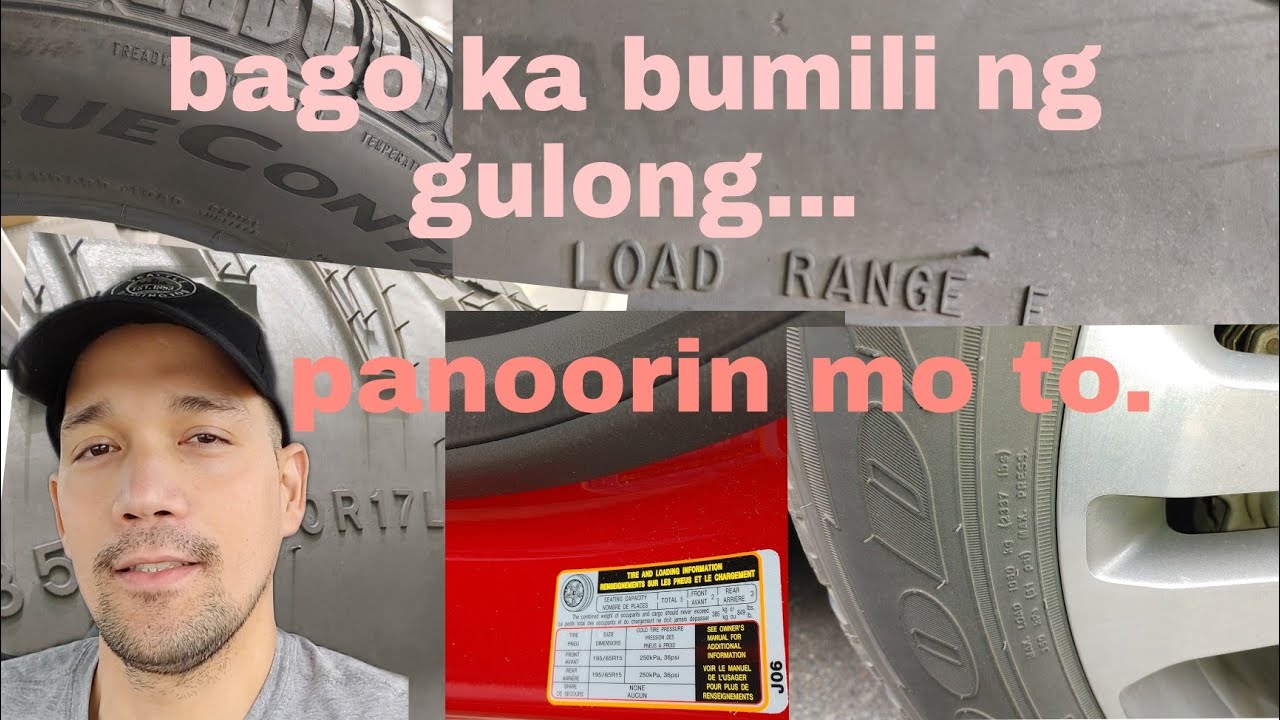 Paano pumili ng gulong para sa sasakyan mo..