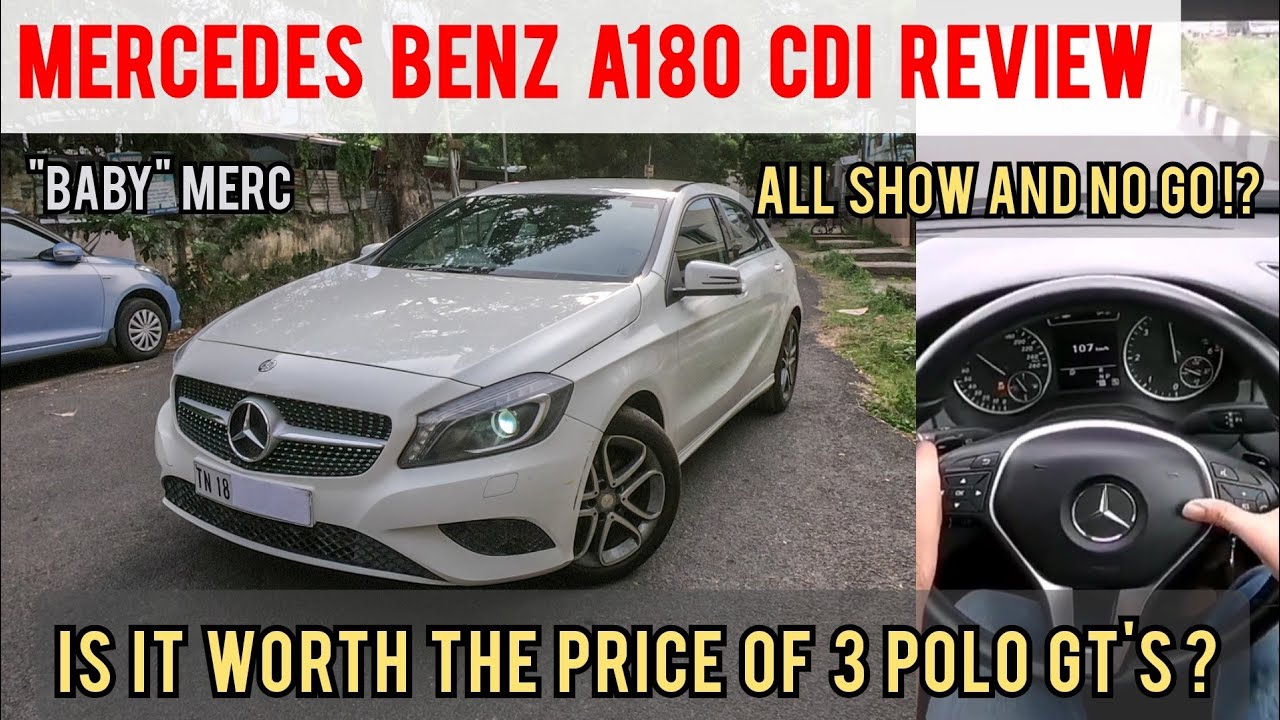 Mercedes Benz A180 CDI Review | is it Worth 3 times more than a Polo GT? 2.2L diesel Merc | JRS Cars