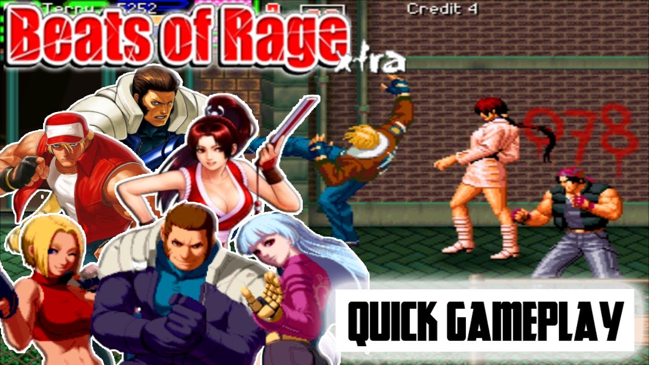 Beats Of Rage Xtra PC Gameplay Tour (Street of rage clone with KOF characters)