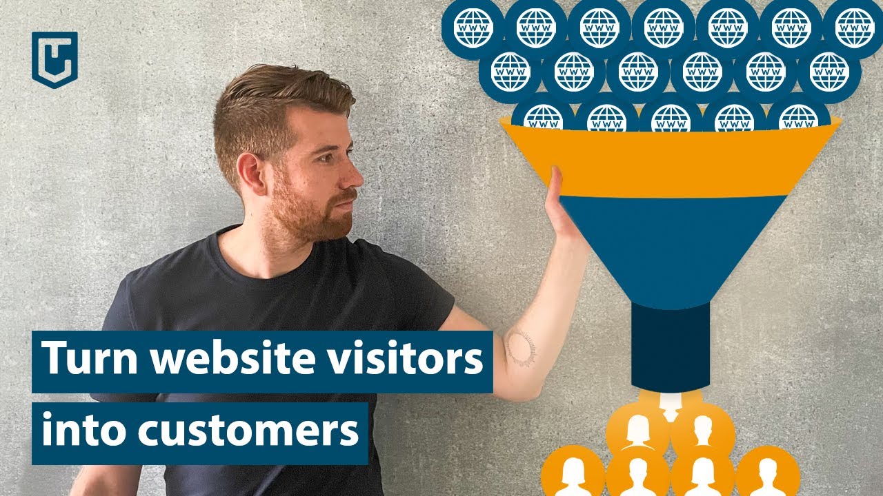 Turn website visitors into customers