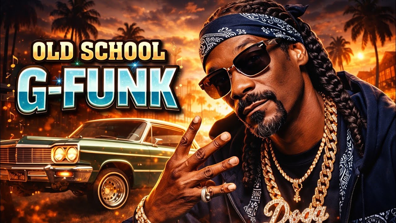 Олдскульный хип-хоп G-фанк || лоурайдеры и лунный свет #snoopdogg