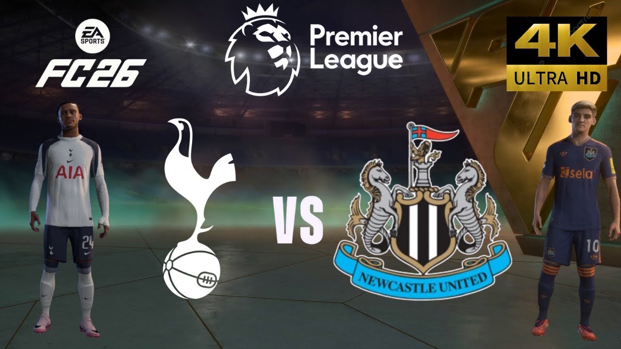 FC 26 - Tottenham vs Newcastle - All Goals - Premier League 25/26 Full Match - PC [4K60]