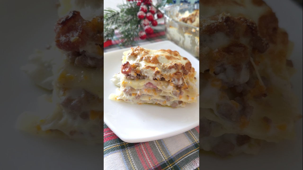 🎄#lasagne con #rag&ugrave; bianco