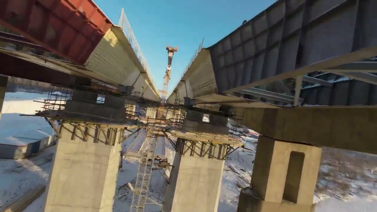 Kauno Kranai Tiltas per Nerį FPV