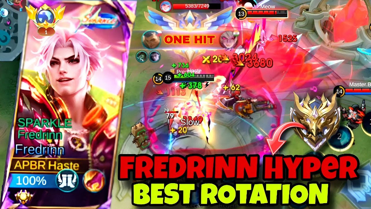 How to Play Fredrinn Jungle ✅💯| Best Rotation for Jungler | Fredrinn One Hit Build 2024 | MLBB