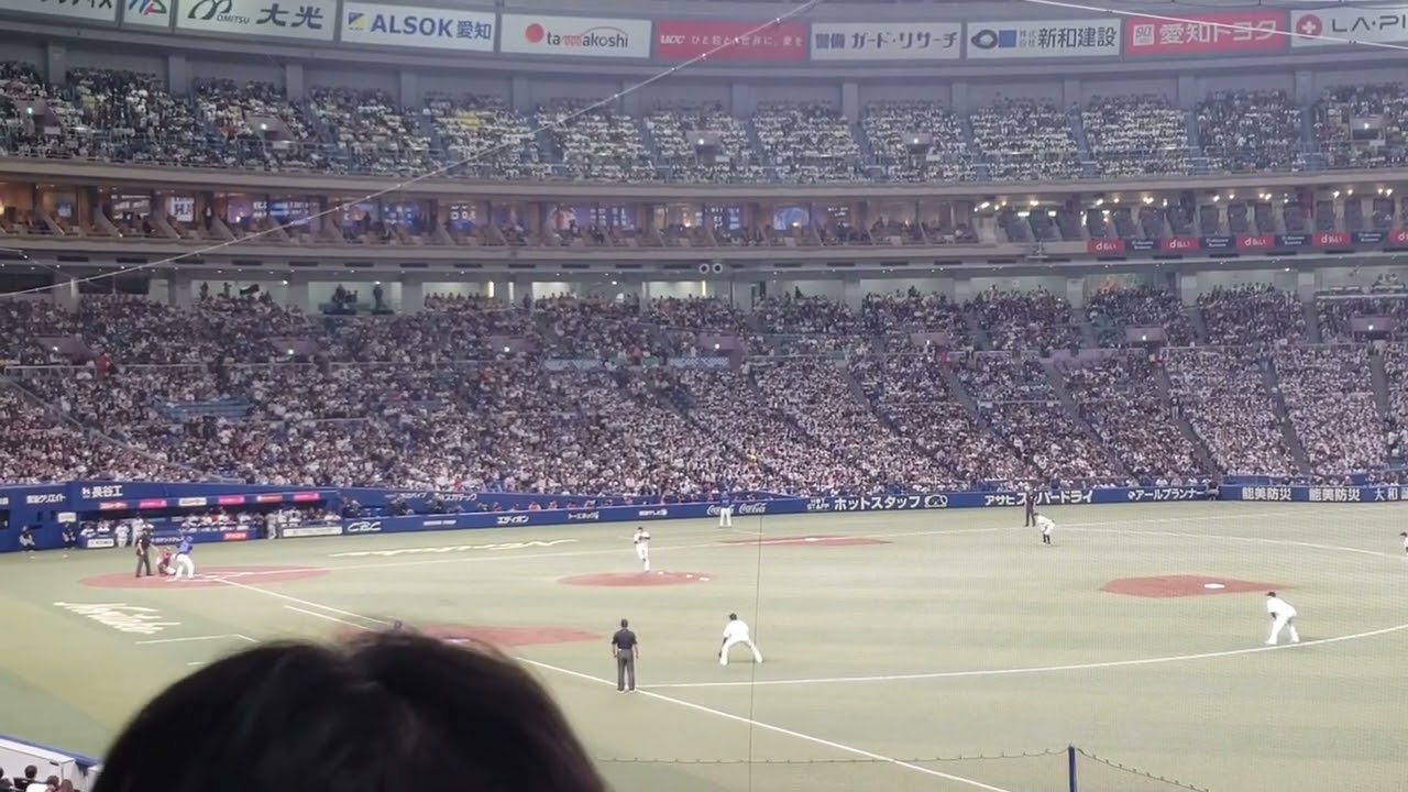 2026/02/27　中日ドラゴンズ新応援歌、バンテリンドームで御披露目