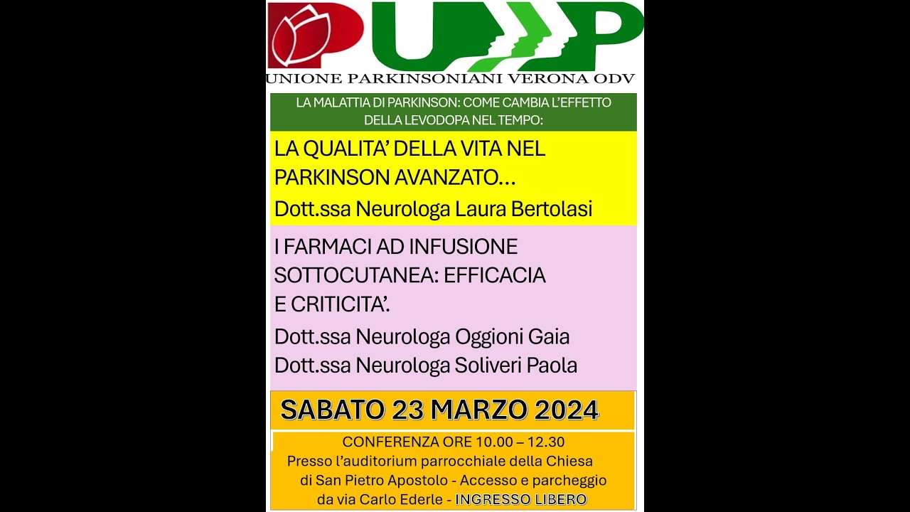 PARKINSON: I FARMACI AD INFUSIONE SOTTOCUTANEA: EFFICACIA E CRITICITA’.  3^ Parte