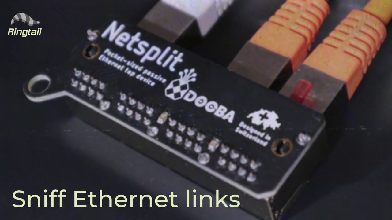 Netsplit - pocket-sized passive Ethernet tap