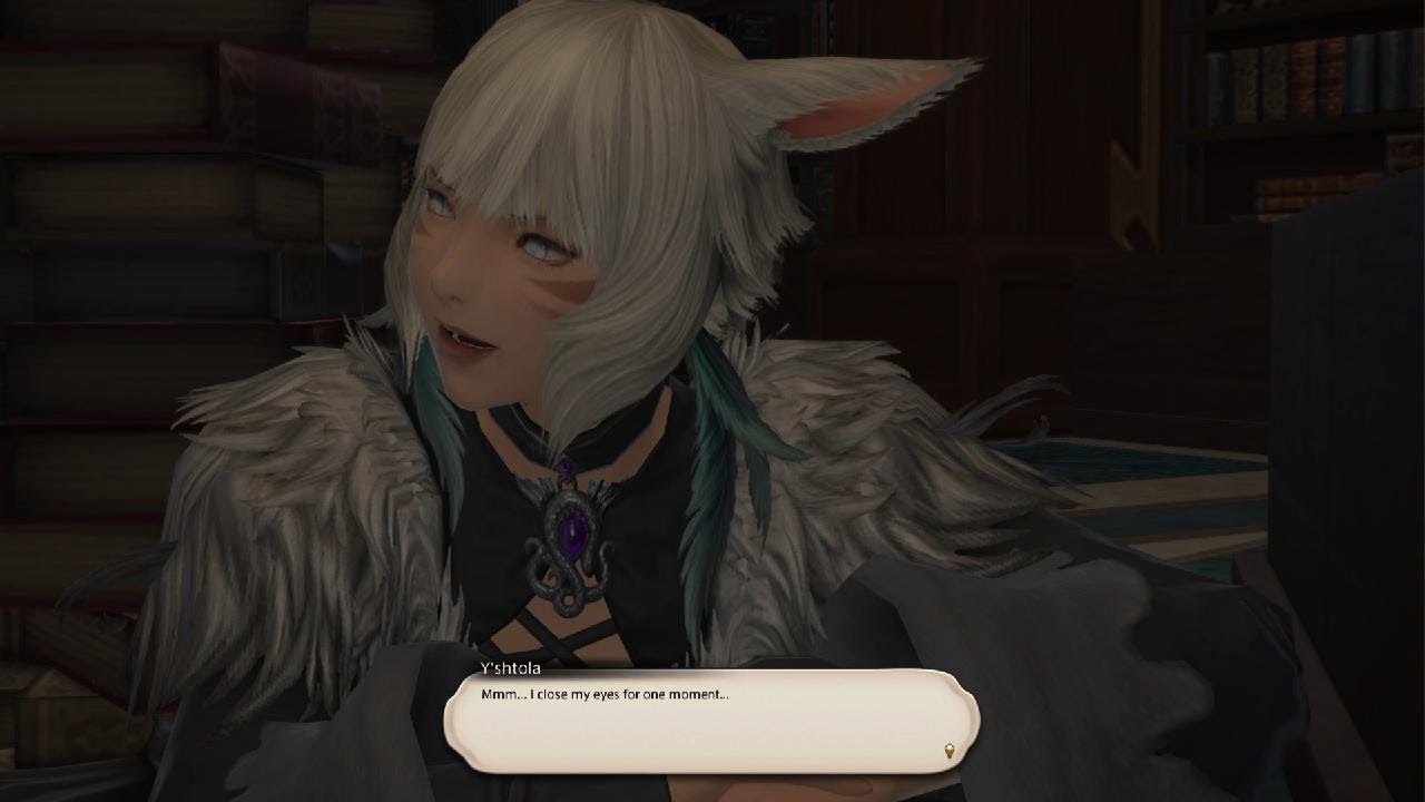 Y'shtola vs falling book