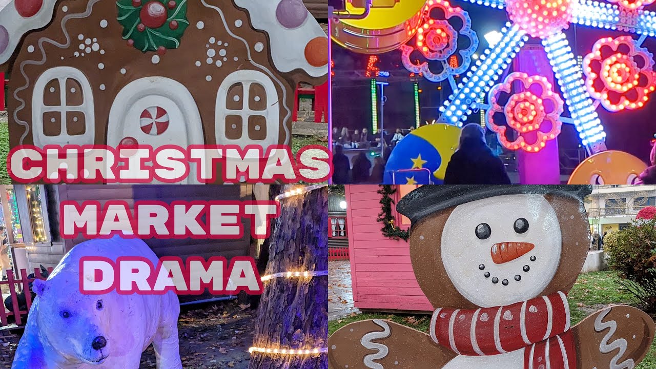 ONIROUPOLIS, Christmas market Dráma ❄️ Greece 🎄Pojeli smo previše slatkiša🍭