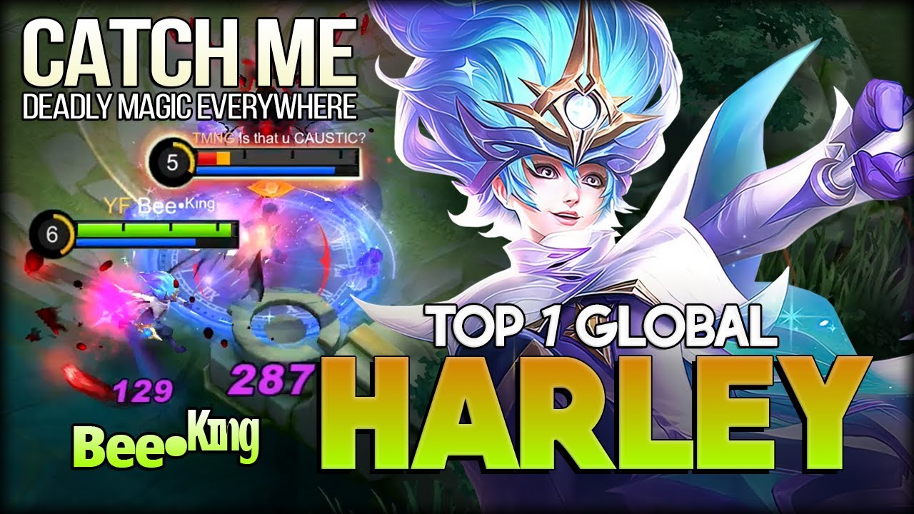 Deadly Magic x Flameshot x Poker Trick! Bee&bull;ᴷᶦⁿᵍ Top 1 Global Harley - Mobile Legends