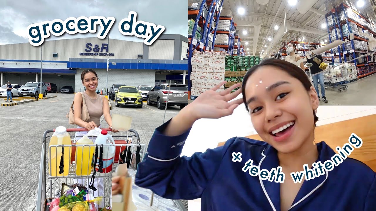 День продуктов, отбеливание зубов и приготовление кофе ☕️🛍 | ThatsBella