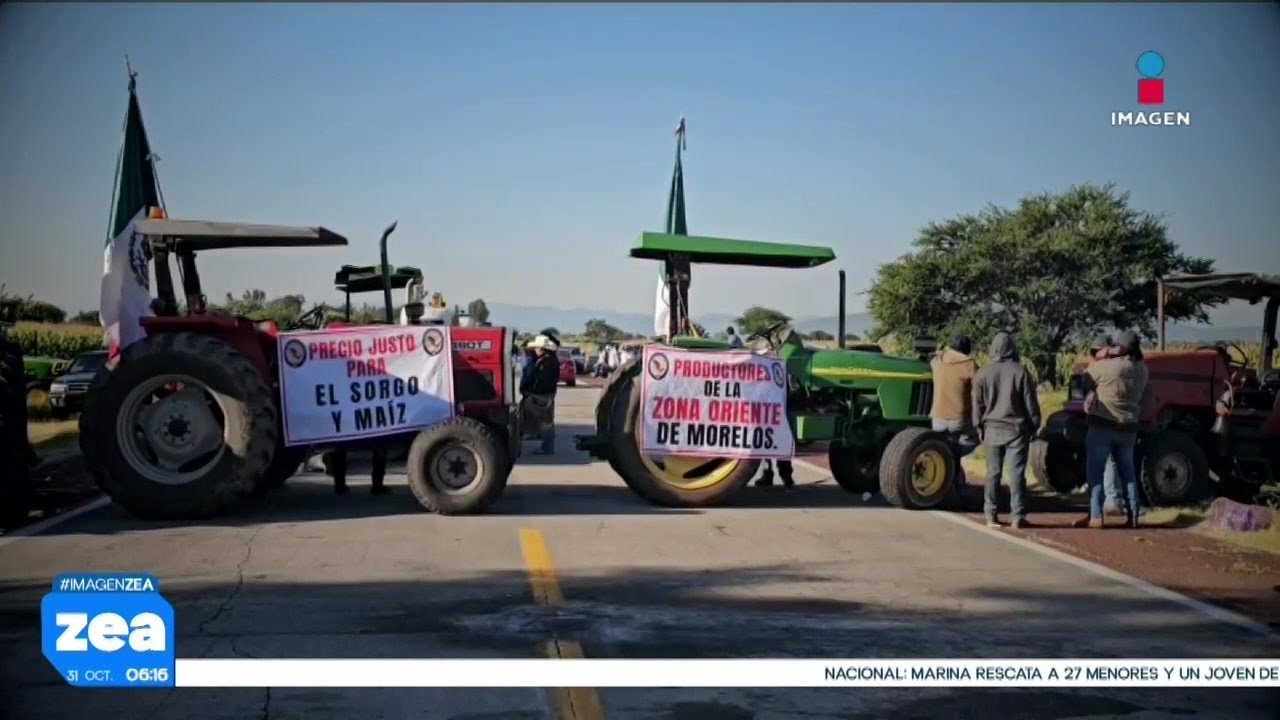 Productores agr&iacute;colas bloquean la caseta Cuatro Caminos en Guasave, Sinaloa | Noticias Francisco Zea