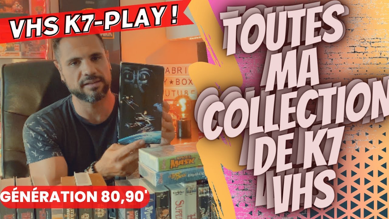 TOUTES MA COLLECTION DE VHS ! MES K7 VIDÉO !