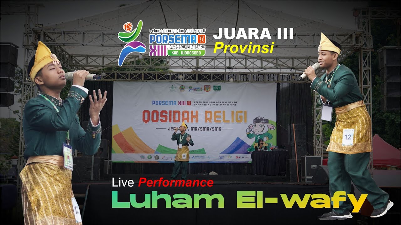 JUARA 3 JAWA TENGAH CABANG QOSIDAH - PORSEMA 2025 Wonosobo #qosidah #ifrohyaalbi  #porsema2025