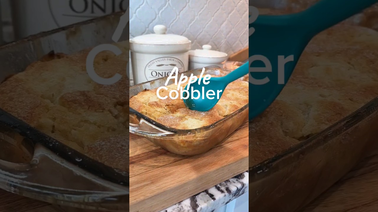 Apple Cobbler#food #viral #apples #dessert #easyrecipe #recipe #yum