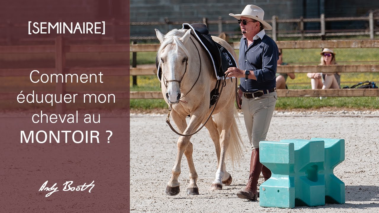 [SEMINAIRE 2023] Comment éduquer mon cheval au montoir ?