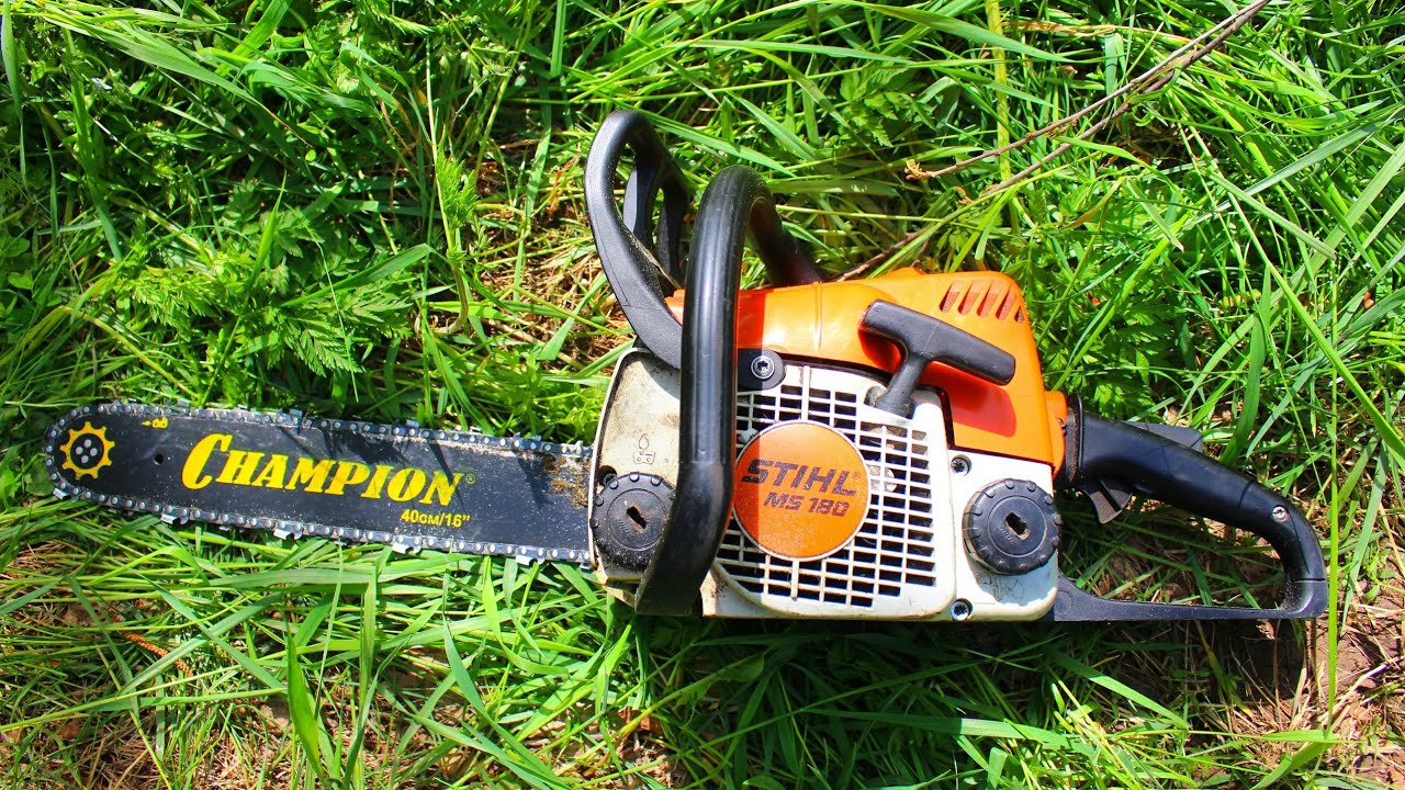 Китайская поршневая и ТЮНИНГ бензопилы Stihl 180. Вот что она Может!?