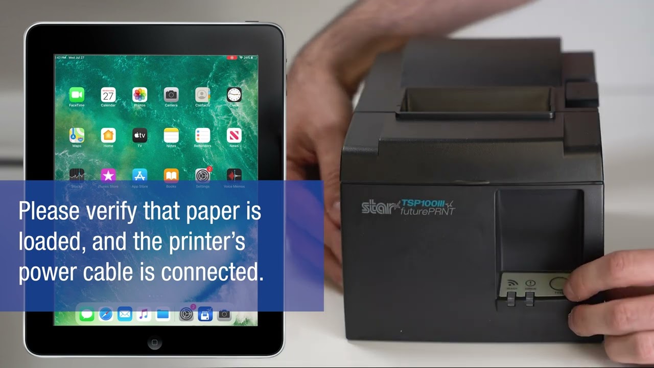 How to Connect the TSP143IIIW Star Micronics Receipt Printer to Wi-Fi