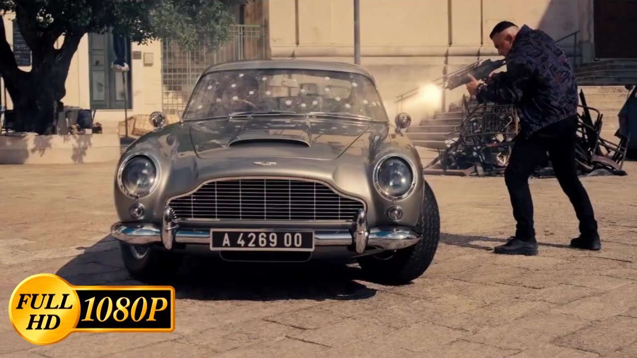 Car Chase: James Bond is being Chased by Spectre Mercenaries / No Time to Die (2021)