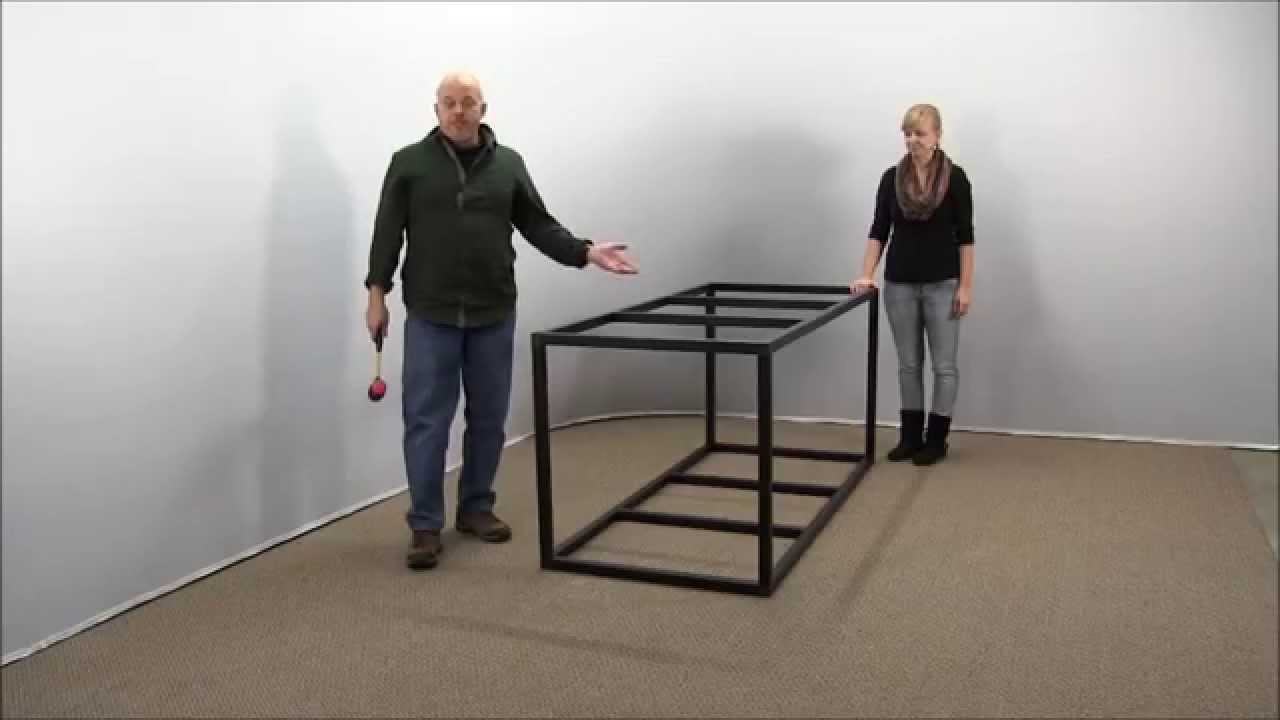 Table frame using Esto Connectors and 1.5 inch aluminum tubing
