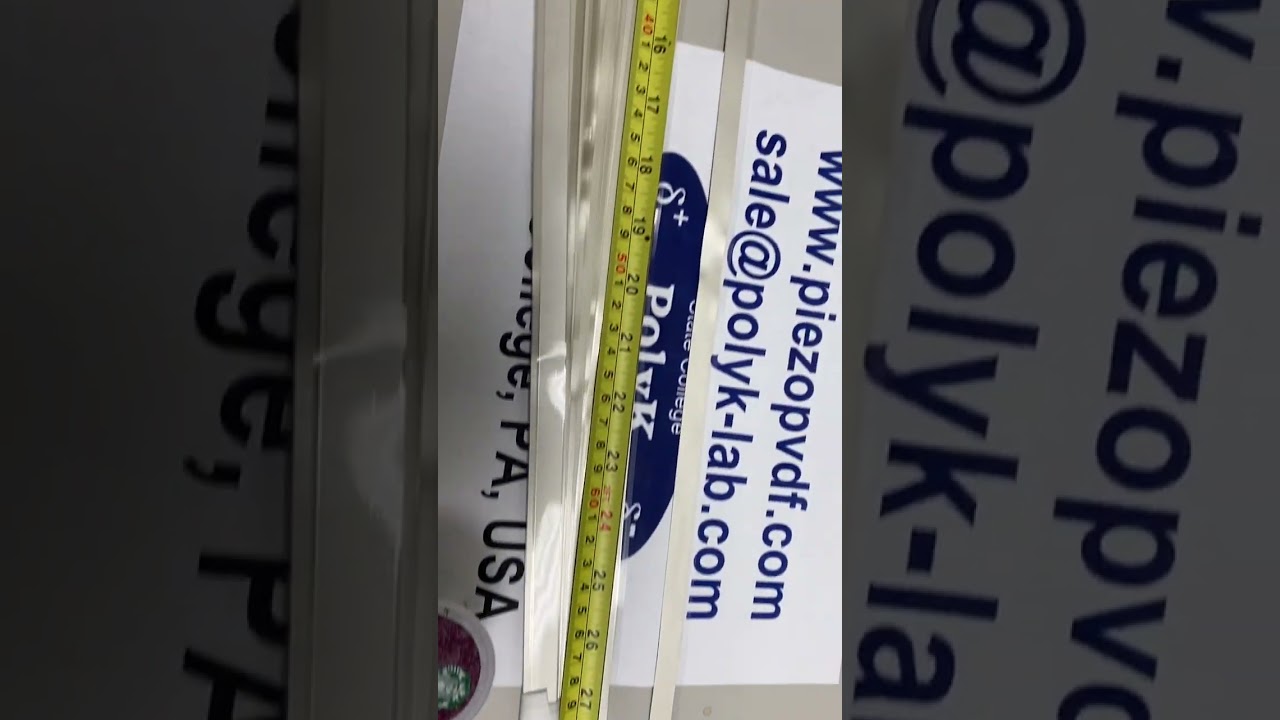 1m long robust and flexible piezo PVDF sensor