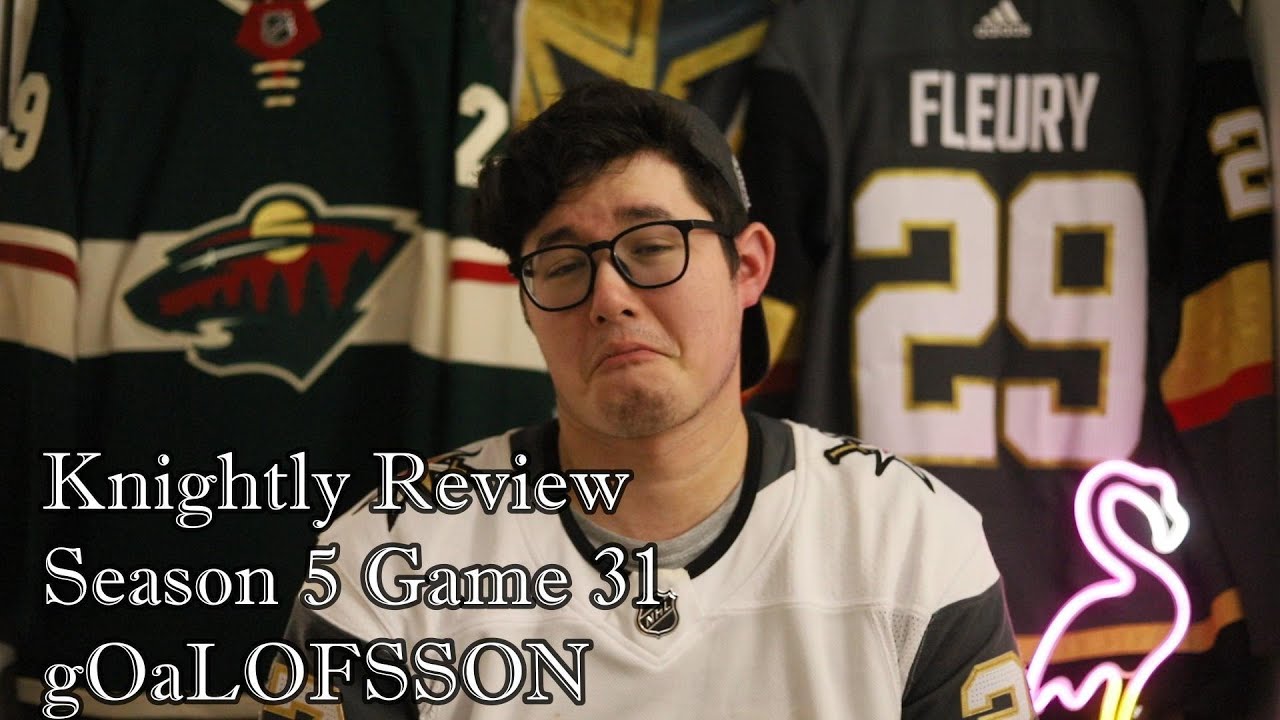 KR5 - Game 31 - gOaLOFSSON - MIN 2, VGK 3